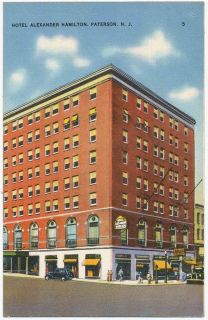Hotel Alexander Hamilton Paterson NJ 1938