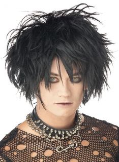 Vampire Goth Club Kid Edward Scissorhands Wig Emo Depp