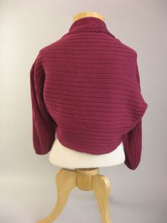 Womens Aline Ann Klein Shrug Sweater Size M Purple Pink Size M Medium 