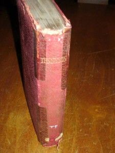 The Poetical Works of Alfred Lord Tennyson, Leather, Antique
