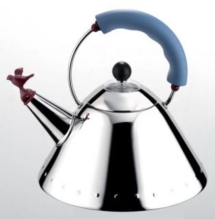 Alessi Michael Graves Kettle Blue Handle 9093 New