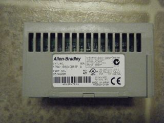 Allen Bradley Flex I O Input Output 1794 IB16XOB16P