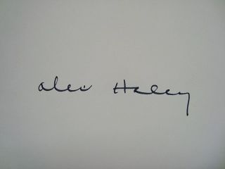 1976 Roots by Alex Haley Signed 1st Edition Hard Cover