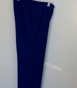 Alia Royal Blue Electric Blue Elastic Waist Pants 20 1x Plus Pants 