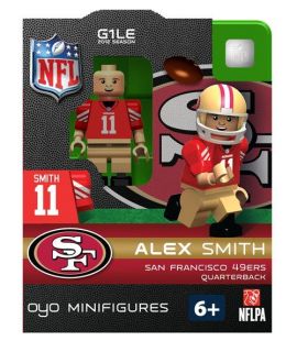 Alex Smith OYO Mini Fig Figure Lego Compatible San Francisco 49ers NIP 