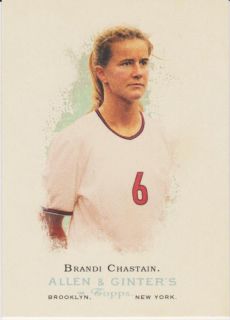 2006 Allen Ginter Brandi Chastain Soccer Card