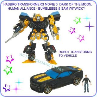   Transformers 3 Dark of the Moon Mechtech Human Alliance Bumblebee Sam