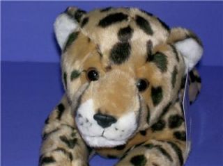 TOYS R US ANIMAL ALLEY SPOTTED LEOPARD STUFFED PLUSH ANIMAL TAG