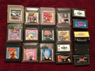 Lots of Game Boy Game Boy Color and Game Boy Advance Games Lots to 