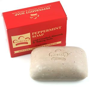 Nubian Heritage Peppermint Aloe Soap with Crushed Almonds 5oz