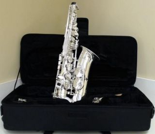   AS 380S Plated Eb Intermediate Advanced Alto Saxophone W/Mouthpi