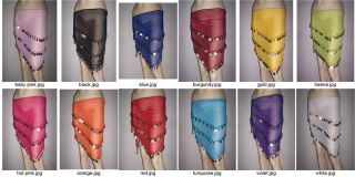 12 Hip Scarves Belly Dance Belts Wholesale Price Gold Coin