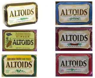 Altoids Strong Mints Candy 6 Tins Choose Flavor