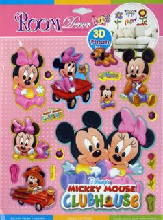   Minnie Mouse Children Wall Decal Decor Stickers Top Fashion
