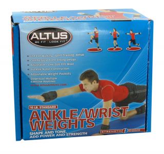 Altus 10 lb Standard Ankle Wrist Weights 1117 002