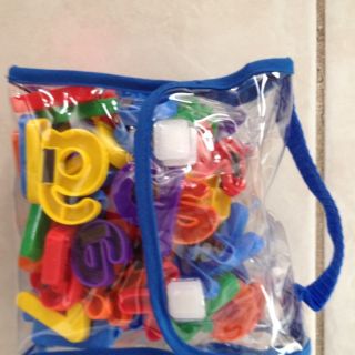 Alphabet Letters Numbers Refrigerator Magnets New in Bag