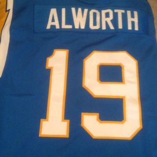 Authentic Lance Alworth Mitchell and Ness Throwback Chargers Jersey 