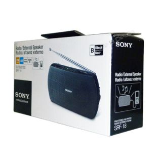 Sony AM/FM Portable Radio/Speaker   Brand New Retail Packaging