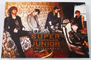 Super Junior BONAMANA 4th Type A Poster PHOTOCARD