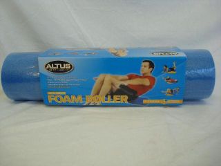 Altus Athletic 6 inch by 24 inch Foam Roller Blue Exercise Tools Foam 