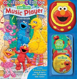 Sesame Street Music Player Storybook with Music Player 4 CDs Book HB 