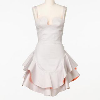 Amber Rose Thierry Mugler Paris Vintage Structured Cotton Dress Size 