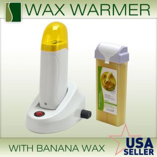   Depilatory Wax Cartridge Heater BANANA Warmer Salon Hair Removal Body
