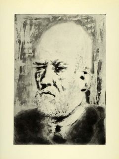   Picasso Artist Etching Portrait Ambroise Vollard Modern Art