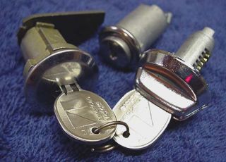  Glove Console Locks with Keys AMC Javelin 1971 1972 1973 1974