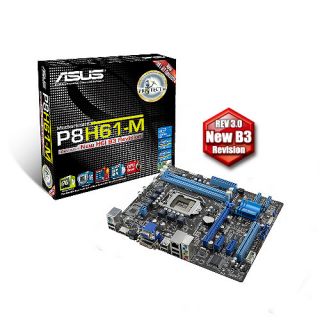 Intel Core i3 2100 CPU Asus H61 Motherboard Combo Kit