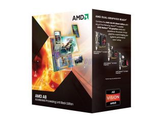 AMD APU A8 3870K Unlocked Llano 3 GHz Quad Core Processor Used