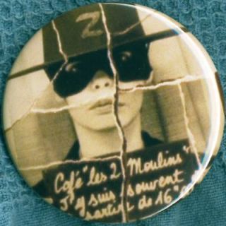 Amelie Poulain Zorro 1 Pin Button Badge Magnet Audrey Tatou Jeunet 
