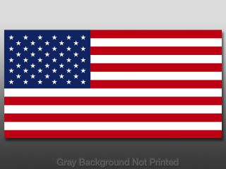 American USA Flag Sticker America US Regular Size Patriotic 
