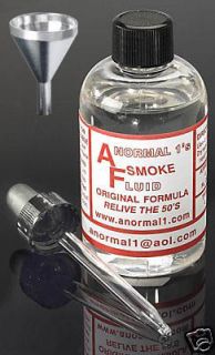 American Flyer Smoke Fluid 4oz Bottle w Dropper Funnel