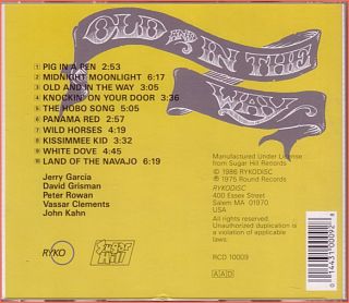 jerry garcia old and in the way cd 1986 ryko this is the sound of 