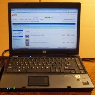 HP Compaq 6515b Notebook Laptop AMD Turion 2 0 GHz 2GB RAM 80GB HD 