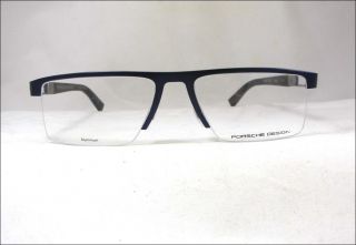 New Porsche Design Alum Titanium Glasses Frames P8176 D 00702 Navy 