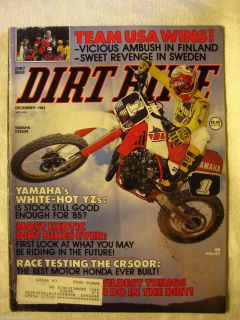   Dec 1984 Dirt Bike Bailey Motocross Raiders Lyle Alzado Ad