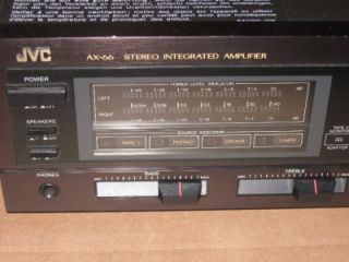 JVC AX 66 STEREO INTEGRATED AMPLIFIER. THIS UNIT IS IN GREAT WORKING 