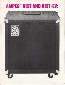 vintage ampeg electric guitar amplifiers catalog