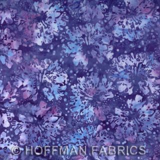 FQ McKenna Ryan Mariposa Grove Batik Blooms Purple BPN010 562 Fat 