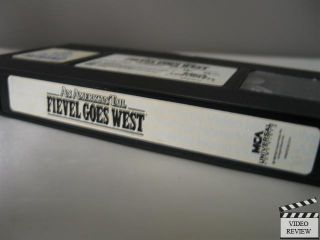 An American Tail Fievel Goes West VHS Dom DeLuise James Stewart John 