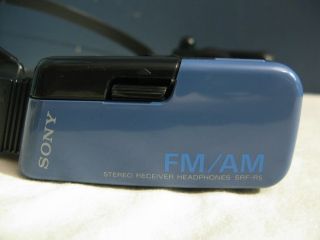 sony fm am stereo headphone walkman radio srf r5