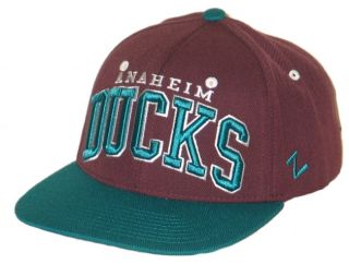 Anaheim Ducks NHL Hockey Vintage Purple Super Star Snapback Hat Cap 