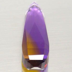 12 39 Ct AAA Purple Golden Bolivia Ametrine Fancy Cut Drilled
