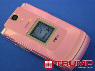 Sanyo Katana II Cell Phone Sprint 6650 Bluetooth Pink No Contract 