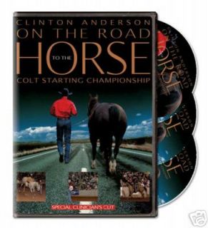 NEW Clinton Anderson 3 DVD set On The Road to Horse training colt 