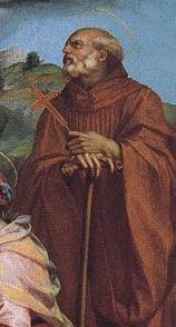 16kb jpg detail from Virgin with Four Saints by Andrea del Sarto 