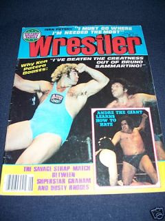   Magazine 1977 Ken Patera Andre The Giant Ivan Putski WWE