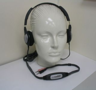 Andrea QW 100 with Invisible Microphone Quietware Headset for Computer 
